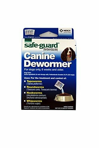 Safe guard canine dewormer