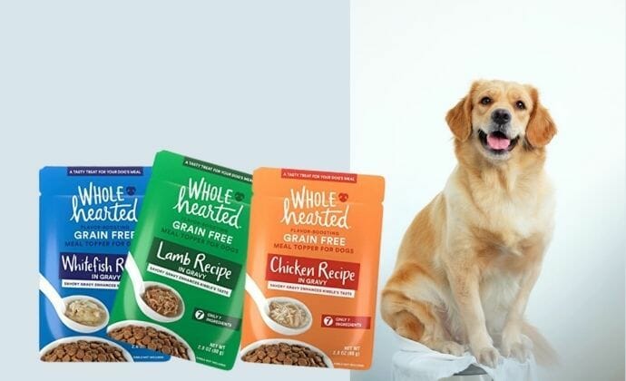 about wholehearted dog food review