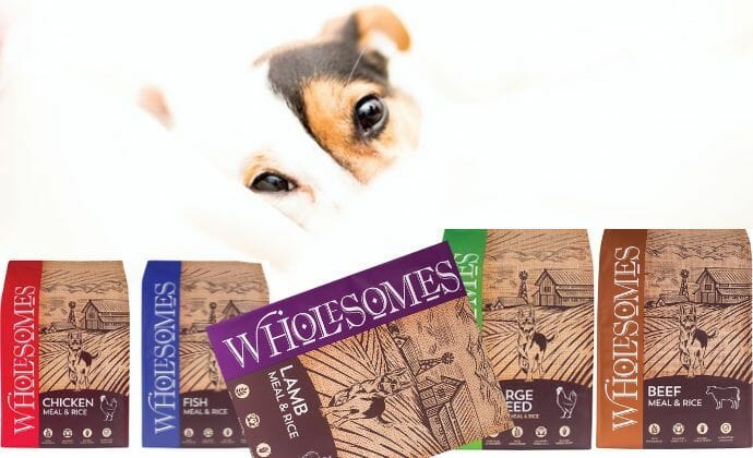 about wholesomes dog food