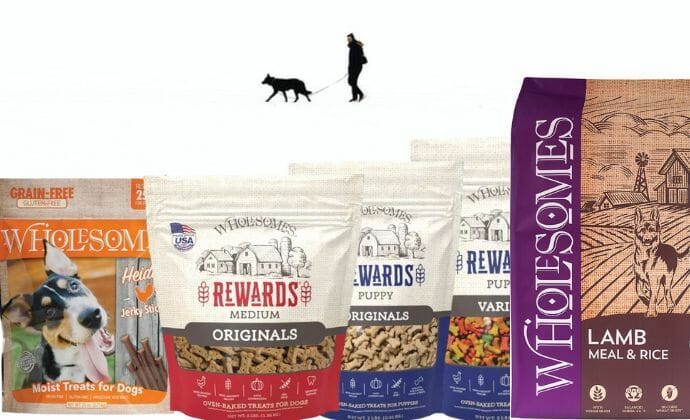 where is wholesomes dog food made?