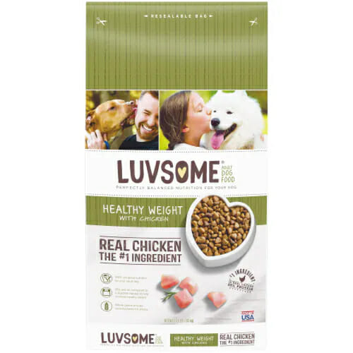 Luvsome Healthy Weight With Chicken Adult Dry Dog Food